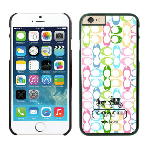 Coach Logo Monogram Multicolor iPhone 6 Cases EYV | Women - Click Image to Close